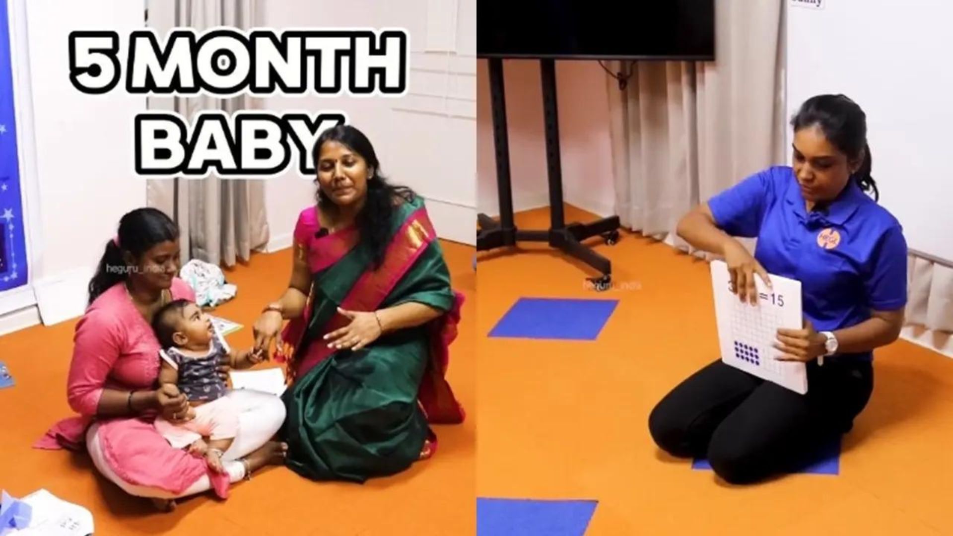 Kelas Matematika Yang Viral Untuk Bayi 5 Bulan Di India